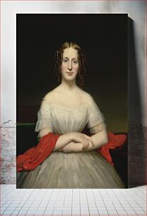 Πίνακας, Portrait of Fidelia Marshall by Charles Cromwell Ingham