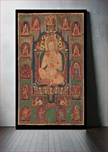 Πίνακας, Portrait of Jnanatapa Attended by Lamas and Mahasiddhas