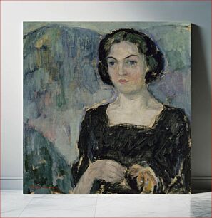 Πίνακας, Portrait of mrs bertha stenman, 1913, Jalmari Ruokokoski