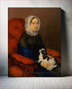 Πίνακας, Portrait of Mrs. Zerdahelyi by E. Kauba