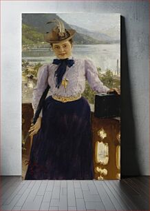 Πίνακας, Portrait of natalia nordmann, 1900, Ilja Repin