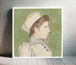 Πίνακας, Portrait of Nurse Nelly (1894) by Jan Toorop
