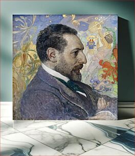Πίνακας, Portrait of Oscar Levertin (1906) by Carl Larsson
