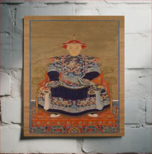 Πίνακας, Portrait of Qianlong Emperor As a Young Man by Unidentified artist
