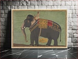 Πίνακας, Portrait of the Elephant 'Alam Guman attributed to Bichitr
