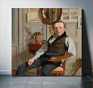 Πίνακας, Portrait of the landscape painter Frederik Sødring - Christen Købke - Google Cultural Institute