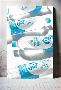 Πίνακας, Positive Beverage Alkaline Water Bottles Μπουκάλια αλκαλικού νερού θετικών ποτών