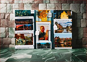 Πίνακας, Postcards of Amsterdam Καρτ ποστάλ του Άμστερνταμ