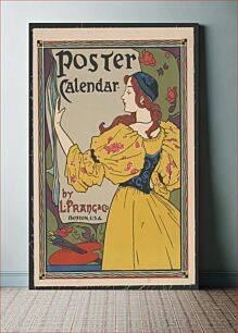 Πίνακας, Poster calendar by L. Prang & Co., (1897) by Louis Rhead