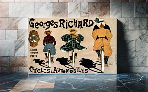 Πίνακας, Poster for Georges Richard (1896) chromolithograph by Fernand Fernel