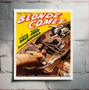 Πίνακας, Poster for the 1941 film The Blonde Comet