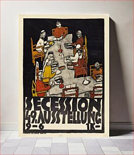 Πίνακας, Poster for the 49th Secession exhibition by Egon Schiele