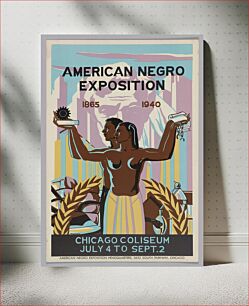 Πίνακας, Poster for the American Negro Exposition in Chicago, National Museum of African American History and Culture