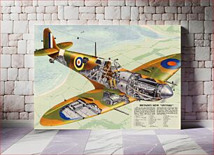 Πίνακας, Posters with a Depiction of a Spitfire, 1942 - 1945. Photomechanical Print