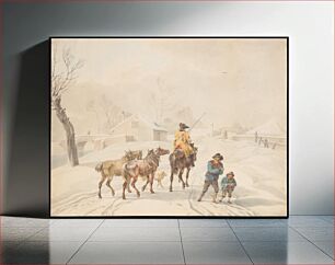 Πίνακας, Postilion on Horse in a Winter Landscape