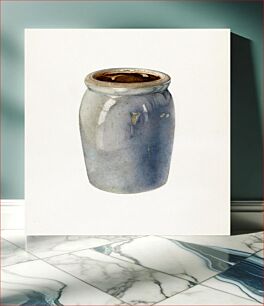 Πίνακας, Pottery Jam Jar (ca.1938) by Magnus S. Fossum