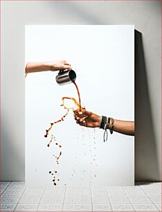 Πίνακας, Pouring Drink with Style Ρόσιμο ποτό με στυλ