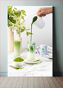 Πίνακας, Pouring Matcha Tea Ρίχνοντας τσάι Matcha