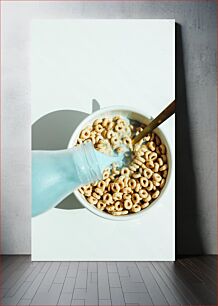 Πίνακας, Pouring Milk Over Cereal Ρίχνοντας γάλα πάνω από δημητριακά