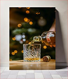Πίνακας, Pouring Whisky into Glass Ρίχνοντας ουίσκι σε ποτήρι