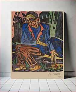 Πίνακας, Poverty (Armut), (1919) by Aloys Wach