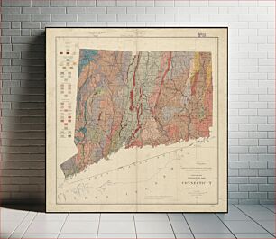 Πίνακας, Preliminary geological map of Connecticut