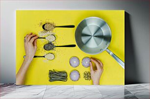 Πίνακας, Preparation of Ingredients for Cooking Προετοιμασία Υλικών για Μαγείρεμα