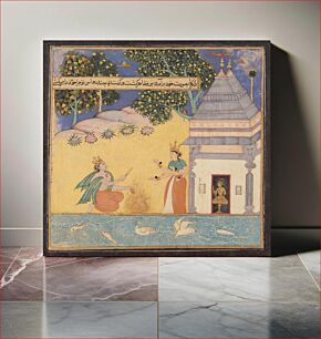 Πίνακας, Prince Chandrahasa Sacrifices Himself at the Temple of Chandika, Folio from a Razmnama (The Book of War) by Kamal