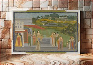 Πίνακας, Princesses Gather at a Fountain, ca. 1770
