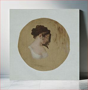 Πίνακας, Profile of a Young Woman's Head by Louis Leopold Boilly