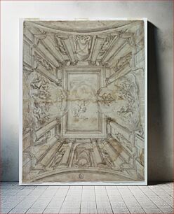 Πίνακας, Project for a Painted Ceiling, Cesare Sermei