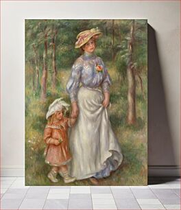 Πίνακας, Promenade (La Promenade) (1906) by Pierre-Auguste Renoir