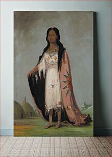Πίνακας, Pshán-shaw, Sweet-scented Grass, Twelve-year-old Daughter of Bloody Hand (1832) by George Catlin