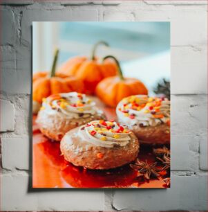 Πίνακας, Pumpkin Spice Donuts Ντόνατς μπαχαρικών κολοκύθας
