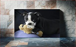 Πίνακας, Puppy with a Toy Κουτάβι με ένα παιχνίδι