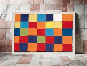 Πίνακας, "Qu 1" color chart (1930) by Paul Klee