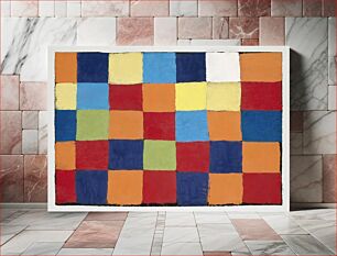 Πίνακας, "Qu 1" color chart (1930) by Paul Klee