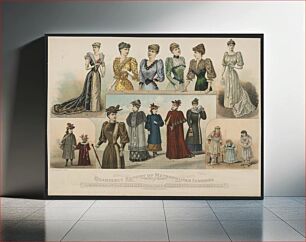 Πίνακας, Quarterlt report of metropolitan fashions, winter 1892-93