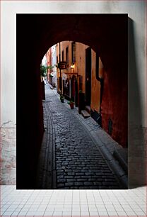 Πίνακας, Quiet City Alley Ήσυχο σοκάκι της πόλης