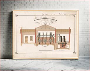 Πίνακας, R.T. Coverdale engineer & contractor for the erection of gas works (ca. 1868)
