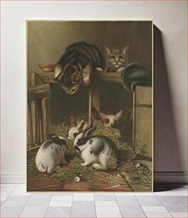 Πίνακας, Rabbits and cats