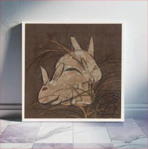 Πίνακας, Rabbits and grasses, Honami Koetsu