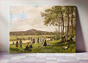 Πίνακας, Race Course at Longchamps (ca. 1870) by French 19th Century