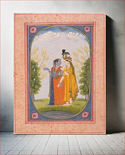 Πίνακας, Radha and Krishna Dressed in Each Other's Clothes