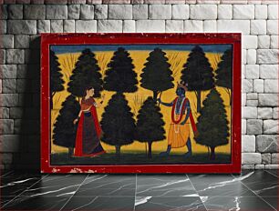 Πίνακας, Radha Rejecting Krishna