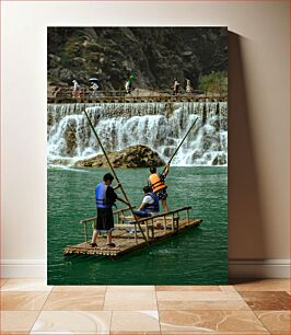 Πίνακας, Rafting by the Waterfall Rafting δίπλα στον Καταρράκτη