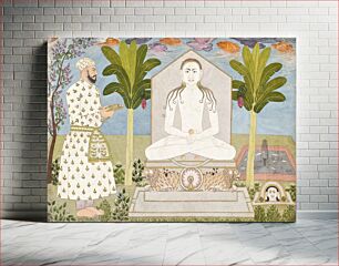 Πίνακας, Rai Sabha Chand at a Jain Shrine by Ali Reza