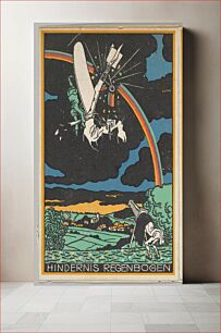 Πίνακας, Rainbow Obstacle (Hindernis Regenbogen) (1911) by Moriz Jung