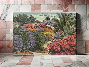 Πίνακας, Rainbow Tropical Gardens, Boynton Beach, Fla