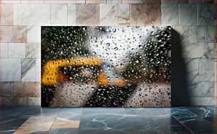 Πίνακας, Raindrops on Window Σταγόνες βροχής στο παράθυρο